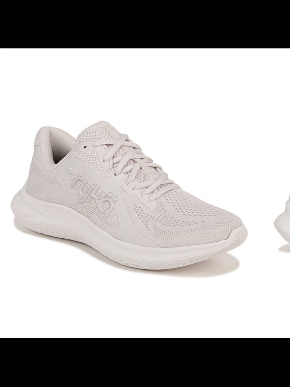 NWB Ryka women’s intention walking sneakers color beige mesh fabric size 8W
